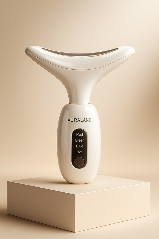 Auralane FaceLift Pro | Skin Lift Device | LED Powered Face Massager